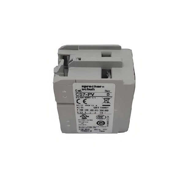 瑞士进口Sprecher+Schuh 触点块继电器 CS7-PV-02